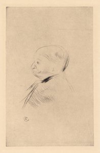 Portrett av en mann av Henri de Toulouse Lautrec