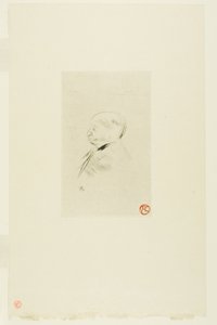Portrett av en mann av Henri de Toulouse Lautrec