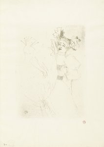 Portrett av skuespillerinnen Marcelle Lender i operaen Chilpéric Utlåner fra fronten i Chelpéric av Henri de Toulouse Lautrec