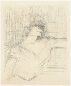 Portrett av skuespillerinnen Yvette Guilbert i Dans la Glu Yvette Guilbert i limet Yvette Guilbert: Engelsk serie (serietittel) av Henri de Toulouse Lautrec