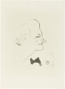 Portrett av sangeren Yvette Gilbert Yvette Gilbert Le Cafe Concert (serietittel) av Henri de Toulouse Lautrec