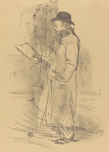 Program for "Benefice Gemier" (Programme du "Bénéfice Gemier") av Henri de Toulouse Lautrec