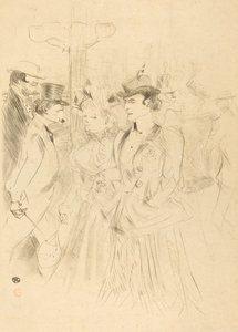 Promenade (Promenoir) av Henri de Toulouse Lautrec