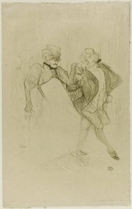 Réjane og Galipaux, i Madame Sans-Gêne av Henri de Toulouse Lautrec