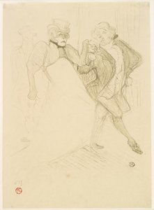 Réjane und Galipaux in Madame Sans-Gêne