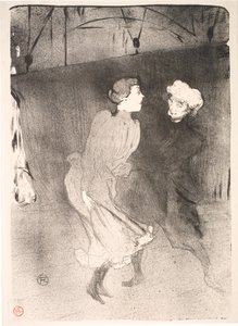 Generalprøve ved Folies Bergère, Emilienne d