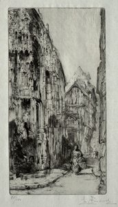 Saint-Etienne des Tonneliers in Rouen von Henri de Toulouse-Lautrec