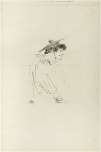 Liten engelsk jente (Miss Dolly) av Henri de Toulouse-Lautrec