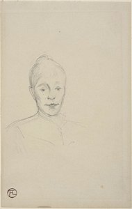 Studie: Gesicht einer Frau mit hohem Kragen