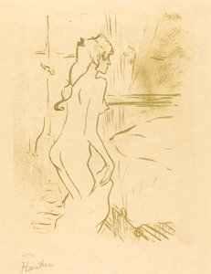Studie av en kvinne (Etude de femme) av Henri de Toulouse Lautrec