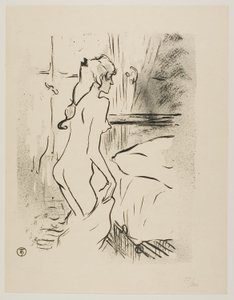 Studie av en kvinne av Henri de Toulouse-Lautrec