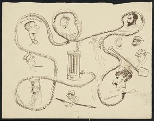 Untergang, 1881 von Henri de Toulouse Lautrec