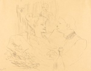 Kveldsmat i London av Henri de Toulouse Lautrec