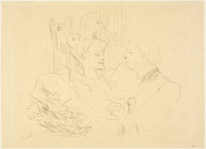 Kveldsmat i London av Henri de Toulouse Lautrec