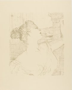 Sybil Sanderson, fra Thirteen Lithographs av Henri de Toulouse Lautrec