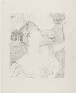 Sybil Sanderson, aus Treize Lithographies von Henri de Toulouse-Lautrec