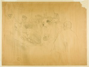 The Arton Trial (tredje plate) av Henri de Toulouse-Lautrec