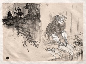 Die kurzen Freuden: Cover, 1897 von Henri de Toulouse Lautrec