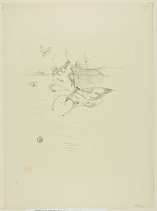 Die Schmetterlinge, aus Mélodies de Désiré Dihau von Henri de Toulouse-Lautrec