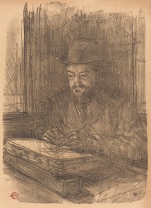 Den fine trykkeri Adolphe Albert av Henri de Toulouse Lautrec