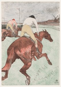 The Jockey, 1899. av Henri de Toulouse Lautrec