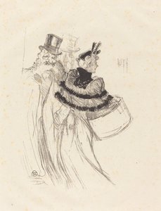 De gamle herrer av Henri de Toulouse Lautrec