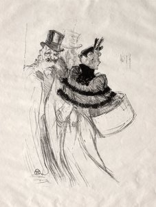 De gamle herrer av Henri de Toulouse-Lautrec