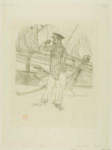 The Smoked Sild, fra Melodier av Désiré Dihau av Henri de Toulouse Lautrec