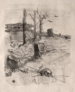 En kirkegård i Galicia av Henri de Toulouse Lautrec