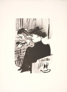 En tilskuer av Henri de Toulouse Lautrec