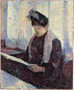 Kvinne på kafé av Henri de Toulouse Lautrec