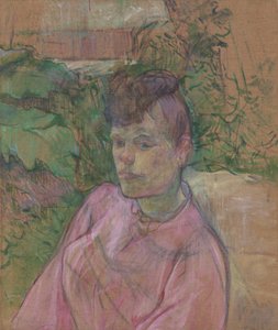 Frau im Garten von Monsieur Forest, 1889-91 von Henri de Toulouse Lautrec