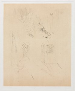 Yvette Guilbert beruset av Henri de Toulouse Lautrec