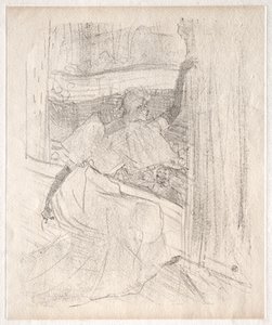 Yvette Guilbert: Saluting the Audience, 1898. av Henri de Toulouse Lautrec