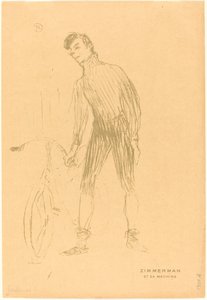 Zimmerman og en maskin (Zimmerman and His Machine) av Henri de Toulouse Lautrec