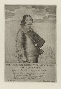 Portrett av Cornelis Evertsen av Henrick Rochuszn van Dagen