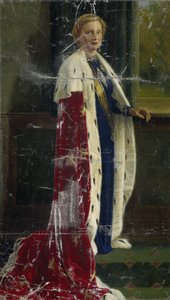 Dronning Juliana av Nederland i sine kroningskapper av Henricus Rol