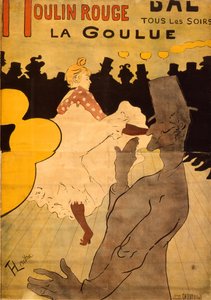 Moulin Rouge-La Goulue av Henri de Toulouse Lautrec