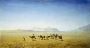 En arabisk karavane i ørkenen av Henrik Ankarcrona