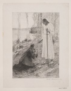 Kristus viser seg for Maria Magdalena av Henrik Bornemann