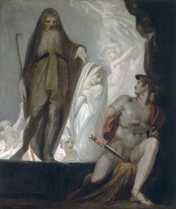 Teiresias prophezeit Odysseus die Zukunft von Henry (1741-1825) Fuseli