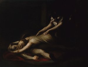 Smerten til Kriemhild av Johann Heinrich Füssli