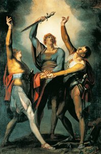 De tre konfødererte under Rutli-eden av Johann Heinrich Füssli