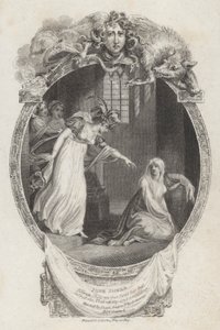 Scene fra The Tragedy of Jane Shore av Nicholas Rowe (gravering)