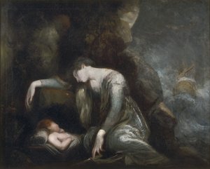 Danaë og Perseus på Seriphos av Henry (1741-1825) Fuseli