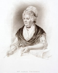 Sarah Trimmer , britisk barneforfatter (gravering) av Henry (after) Howard