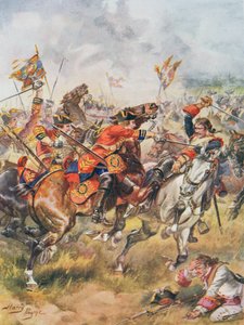 Charge of the Third Dragoons, illustrasjon fra 