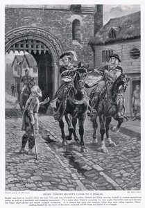 Henry kaster Beckets kappe til en tigger AD1117, 1920-tallet av Henry A. Payne