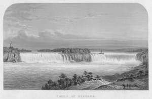 Falls of Niagara, midten av 1800-tallet. av Henry Adlard