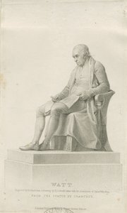Handsworth - Monument of James Watt: stipple gravering, og [? 1800-tallet] (trykk) av Henry Adlard